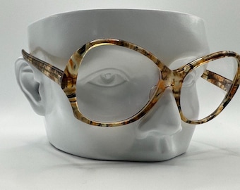New 1970s Vintage Oversize Sunglasses Large Round Plastic Style | Grey Fade Lens New 1970s Vintage Oversize Sunglasses Large Round Plastic  main image 2