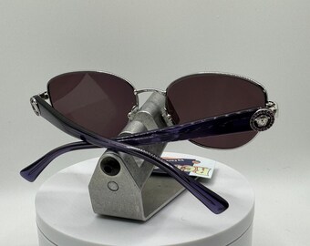Vintage Y2K Sunglasses NOS 2000s Purple Lens Versace 1246 Butterfly Purple Frame Vintage Y2K Sunglasses NOS 2000s Purple Lens Versace 1246  main image 4