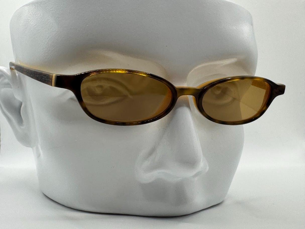 Vintage Y2K Eyeglasses | NOS | Small Oval Style | Tortoise & Yellow Frame | Amazon.com: Breaksun Retro Small Oval Glasses for Women Men  main image 2