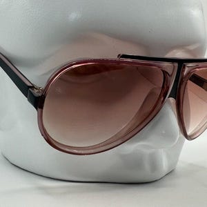 New 1970s Vintage Oversize Sunglasses | NOS | Light Tortoise | Brown Fade #634 New 1970s Vintage Oversize Sunglasses | NOS | Light Tortoise  main image 2