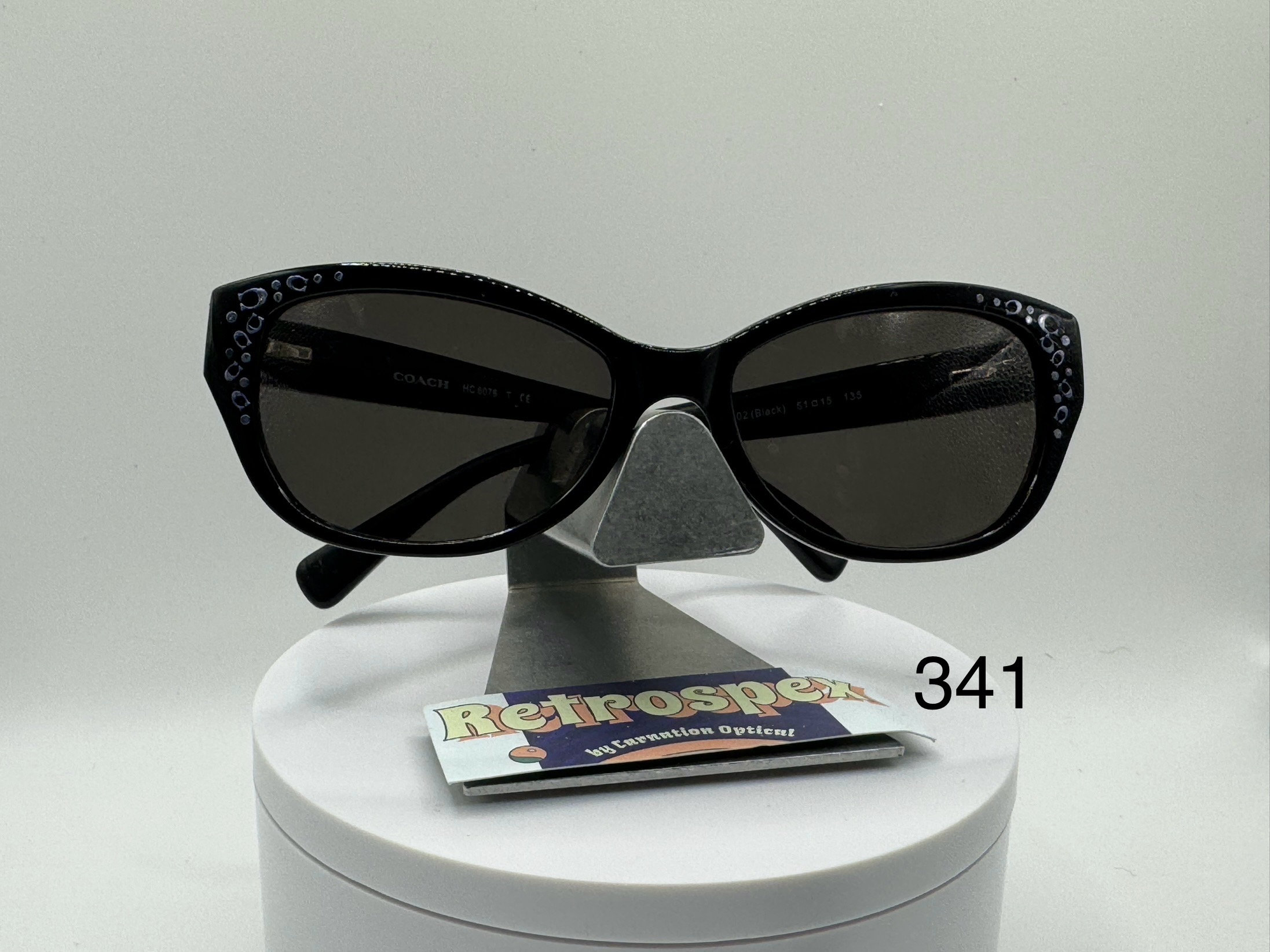 Vintage Y2K Sunglasses NOS 2000s Grey Lens Coach HC6076  display picture 3