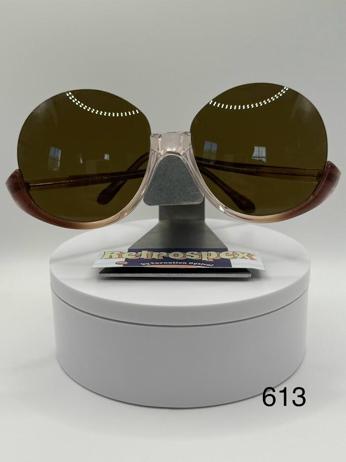 NEW Vintage Oversize Sunglasses | Non RX | Round Rimless  display picture 1