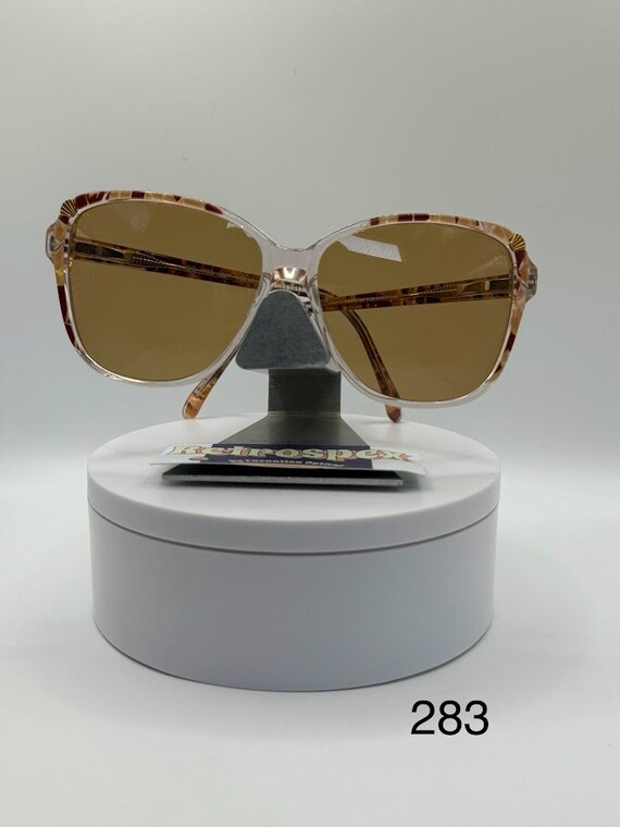 True Vintage Oversize Sunglasses | NOS | Monochrome Style  display picture 3