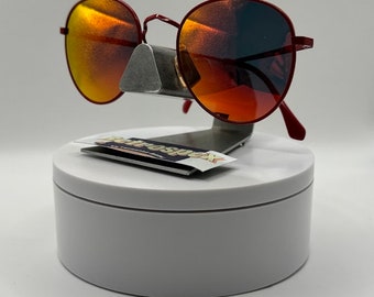 True Vintage Oversize Sunglasses | NOS | Preppy Style | Red  display picture 3