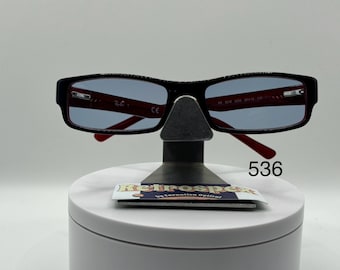 Ray Ban RB5246 5088 Small Blue Red Rectangle Eyeglasses  display picture 2