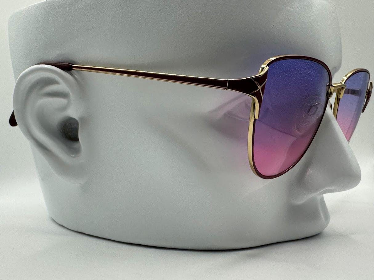True Vintage Oversize Sunglasses | NOS | Mature Red Style 