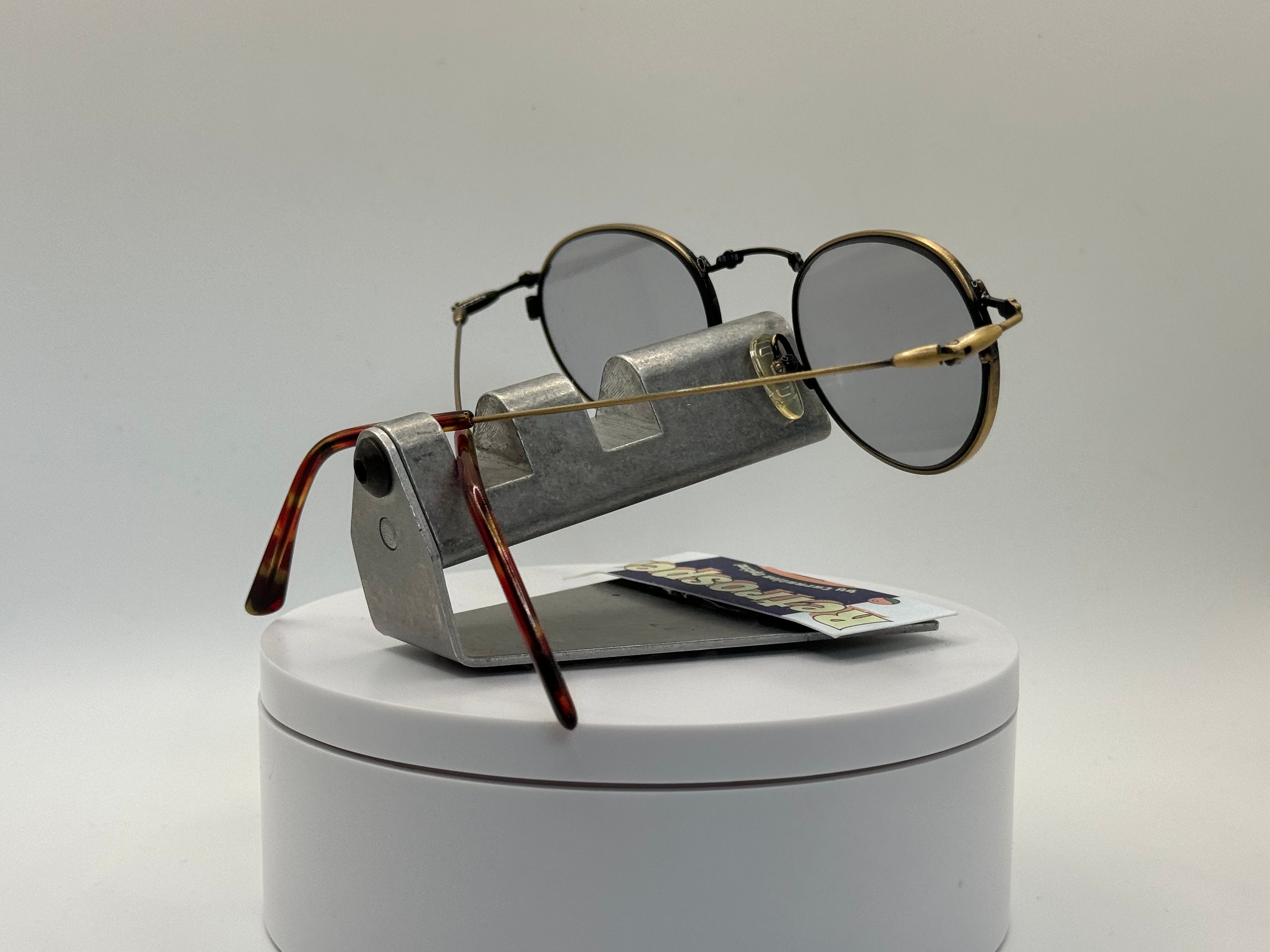 Vintage Eyeglasses | NOS | Round/oval Style | Light Grey 