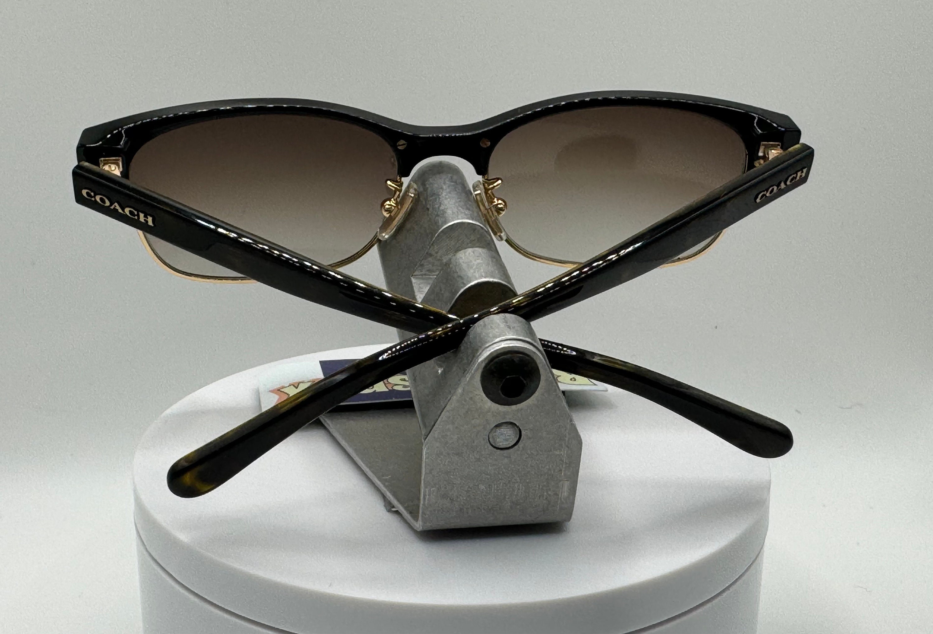 Vintage Y2K Style Sunglasses NOS 2000s Brown Fade Lens Coach  display picture 2