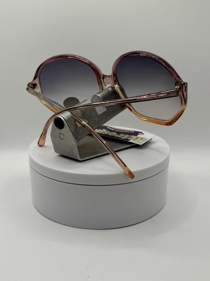 New 1970s Vintage Oversize Sunglasses Large Round Plastic  display picture 1