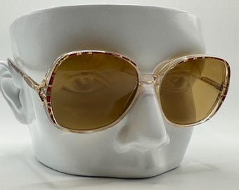 NEW Vintage Sunglasses | Grandma Style | Brown Mosaic Frame | #857 Made In Italy Vintage - Savile Row Eyewear main image 3