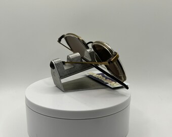 Vintage NOS Oversize Sunglasses Preppy Style Grey Sun Lens  display picture 3