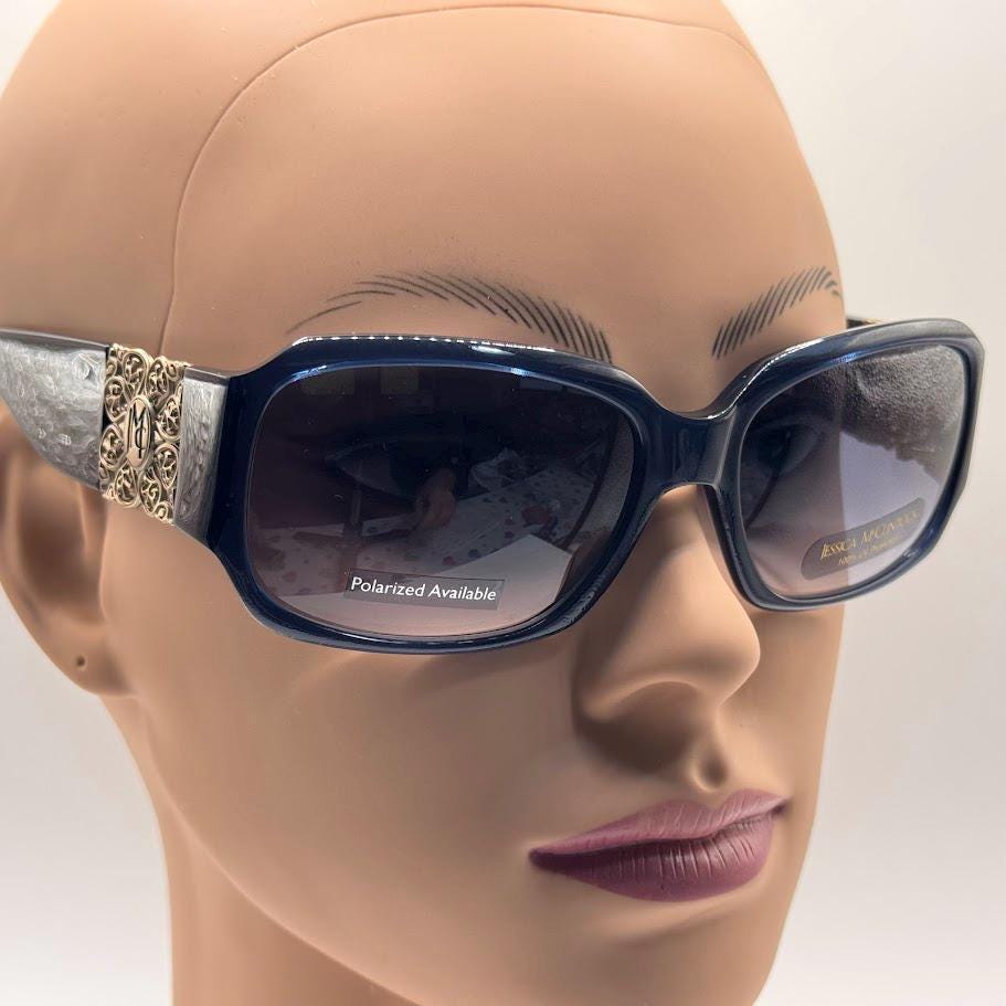 NOS Vintage Y2K Designer Sunglasses | Jessica McClintock | Hella Chunky/Ornate Vintage 2000s Y2K Sunglasses New old Stock Mcbling  main image 4