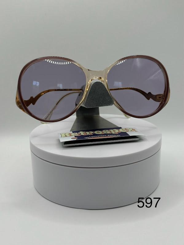 NEW Vintage Oversize Sunglasses | Non RX | Drop Temple Style  display picture 1