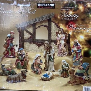 未使用】KIRKLAND ナティビティセット 19ピース 【キリストの