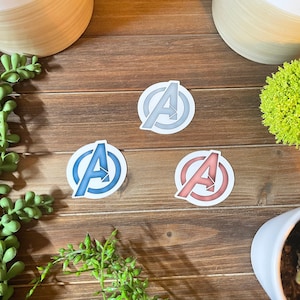 Super Hero Vinyl Sticker Pack- Laptop Decal - Water Bottle Sticker ...