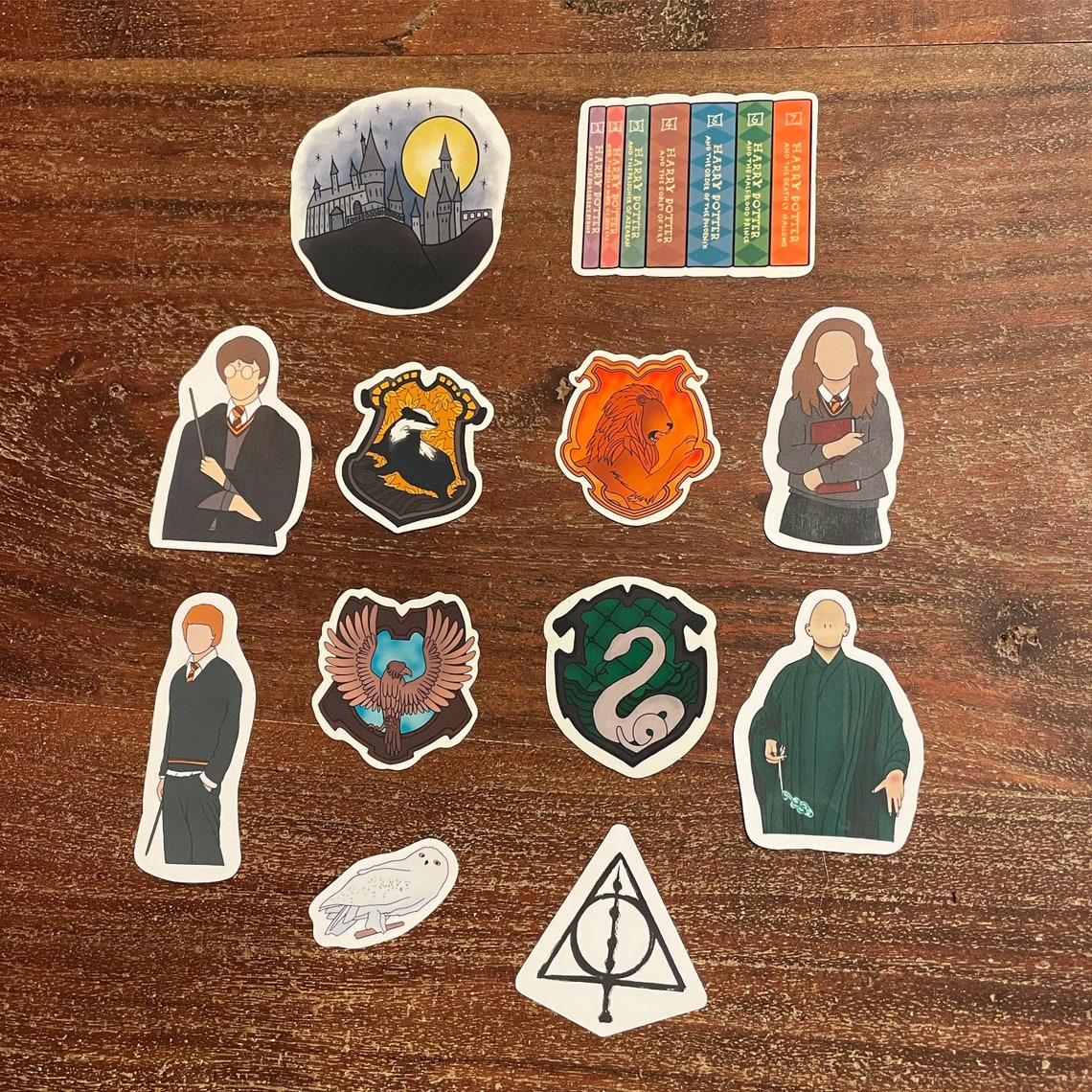 Harry Potter Vinyl Sticker Pack Laptop Decal Water Bottle Etsy