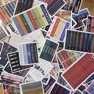 Packs of Book stickers - Booktok - Laptop Decal - Water Bottle Sticker - Tablet Decal - Waterproof Weatherproof Dishwasher Safe