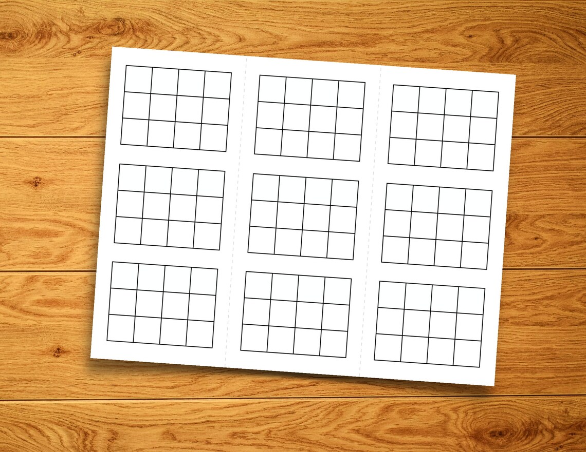 Stamp Game Paper Montessori Math Writing Grid Paper For Etsy