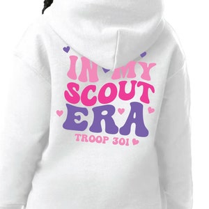 Cute pink and purple scout era hoodie