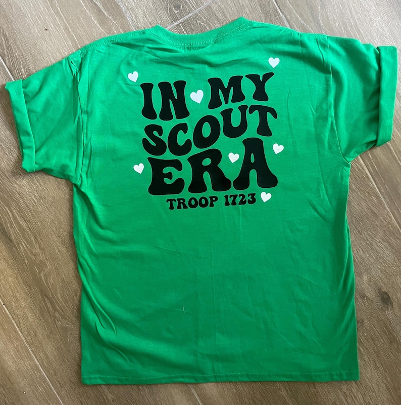 in my scout era t-shirt, era scout tee, girl scout era shirt