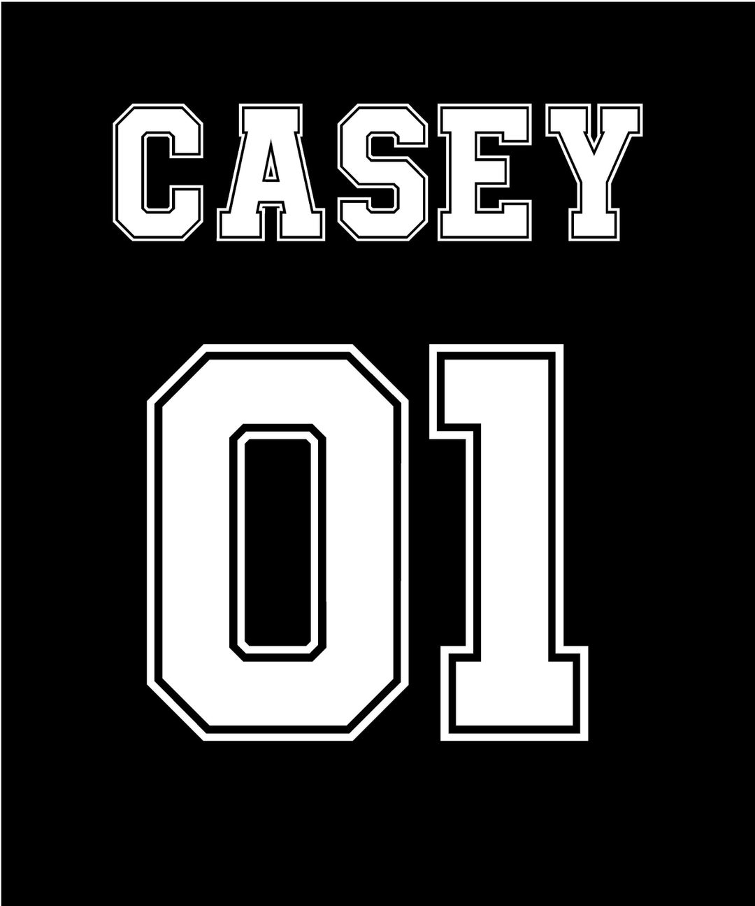 Sports iron on letters athletic name or number uniforms shirts
