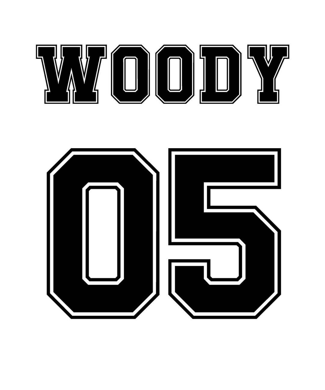 Sports Jersey Ironon Vinyl for Athletic Name OR Number Etsy