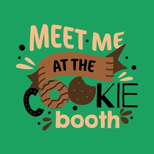 Meet me at the Cookie Booth Sweatshirt for Girl Scouts