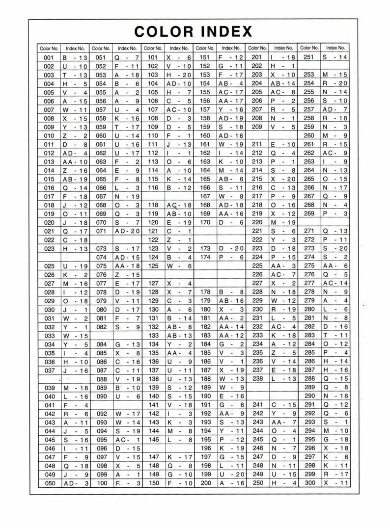 YKK Master Color Card Over 400 Colors for All YKK ZIPPERS Designer Color Handbook Etsy