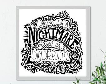 Taylor Swift Lyrics Black and White Art, Digital Wall Art,  5x5 Prints, 8x8 Wall Prints, 10x10 Art Print, Modern Downloadable Art Prints