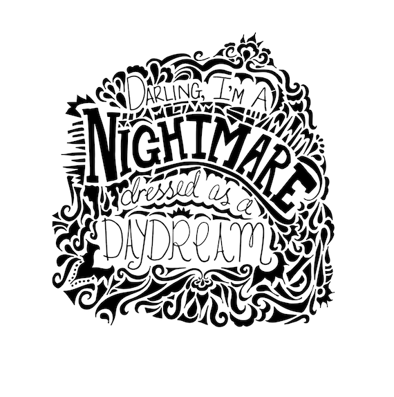 Taylor Swift Lyrics Black and White Art, Digital Wall Art, 5x5