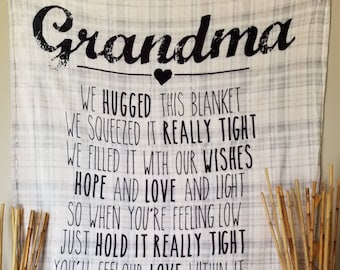 Grandparent Name Blanket