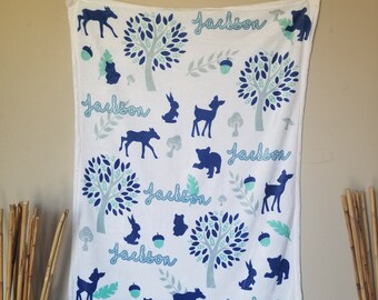 Baby Animals Name Blanket