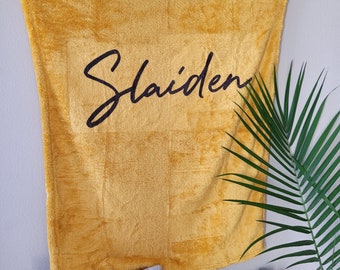 Simple Name Shaggy Name Blanket