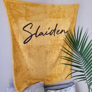 Simple Name Shaggy Name Blanket