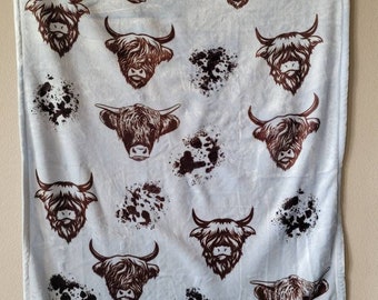 Highland Cow Name Blanket