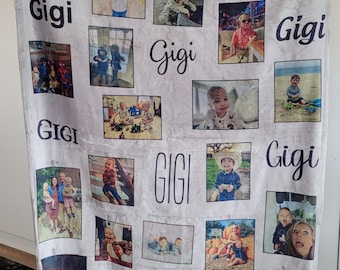 Custom Picture Name Blanket