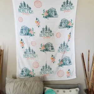 Logging Truck Name Blanket