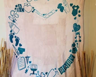 Monthe Home From the NICU Name Blanket