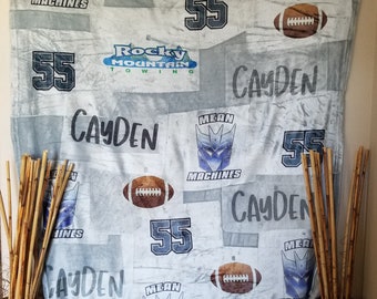 All Boy Custom Name Blanket