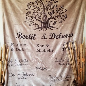 Grandparent Family Tree Blanket
