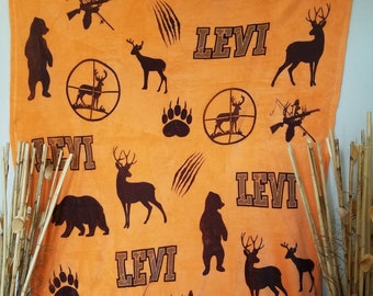 Hunting Name Blanket
