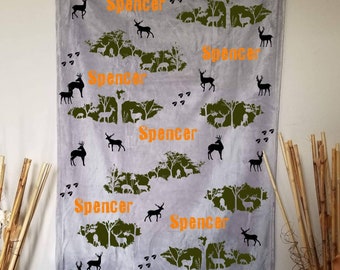 Hunting Name Blanket