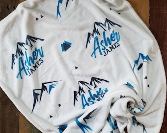Mountain Name Blanket