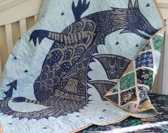 dragon crib sheets