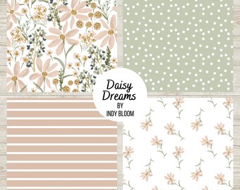 daisy crib sheet