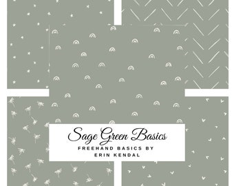 sage green crib sheet