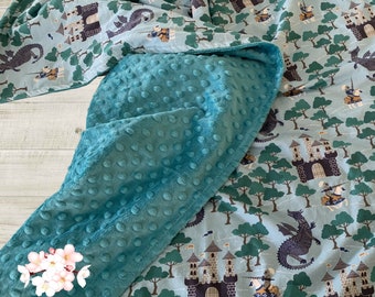 medieval crib bedding