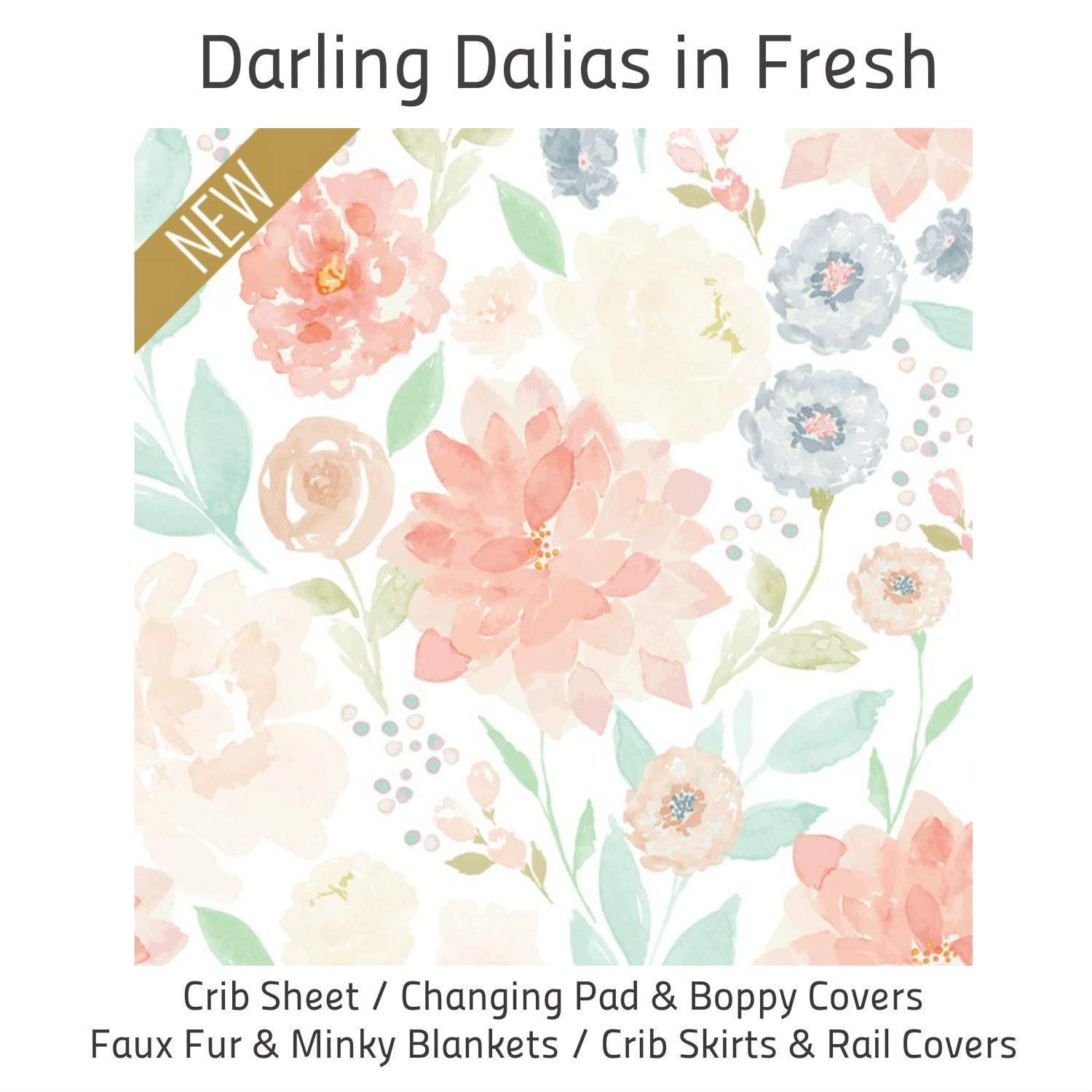 White Garden Floral Baby Bedding White Blush Crib Sheets Boppy Cover Blush Watercolor Boppy Cover Changing Pad Cover Spring Girl Sheets