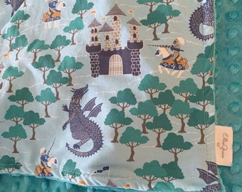 medieval crib bedding