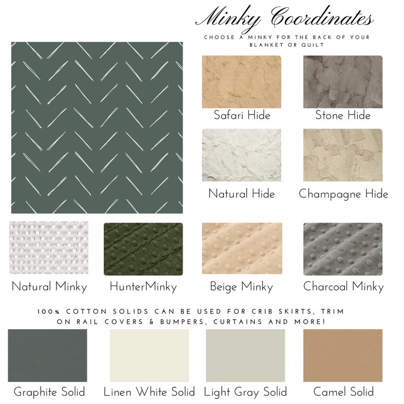 Dark Duck Green Baby Bedding Crib Sheet Changing Pad Cover Etsy España